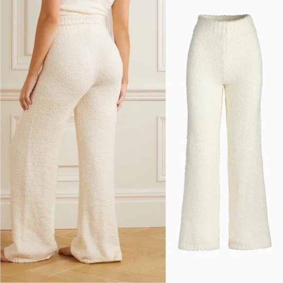 SKIMS Cream Cozy Pajama PANTS - Picture 4 of 8